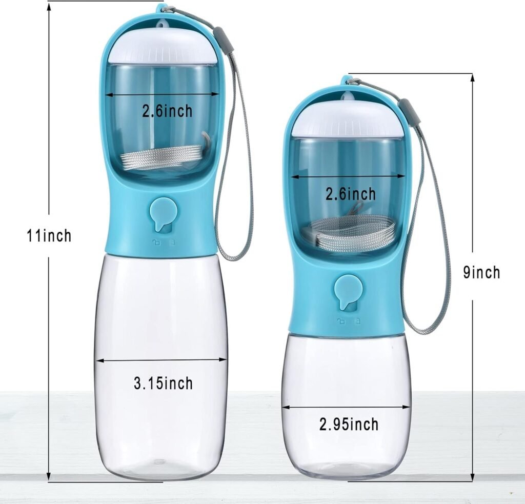 Botellas de Viaje para Mascotas Botella de agua para perros 1