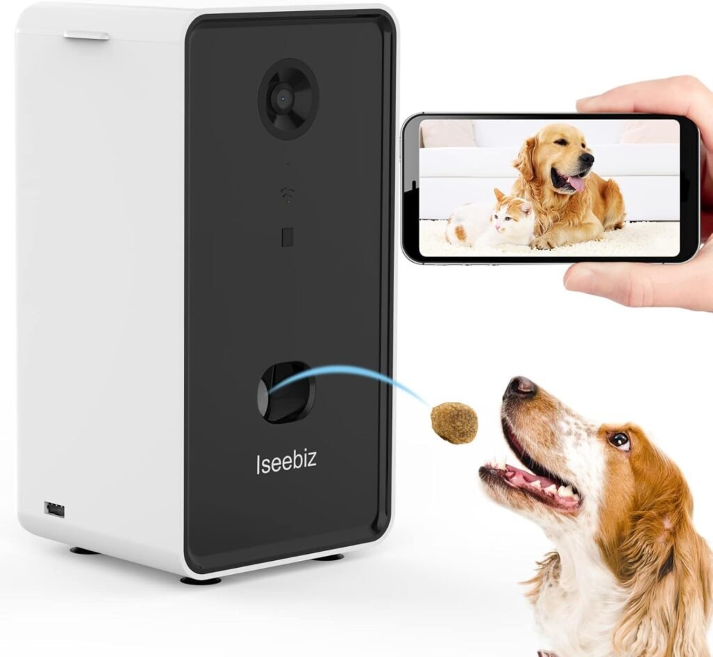 Seguridad para tu Mascota Dispensador con camara para mascotas