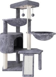 Rascador+ Gimnasio para gatos de tres capas 